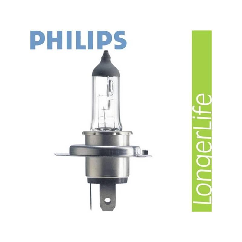 Autožárovka 12V H4 60/55W P43t Philips LongerLife, autožárovka, 12v, 55w, p43t, philips, longerlife