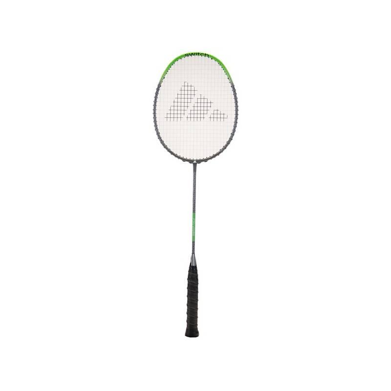 Badminton raketa Adidas Switch Tour stříbrná/zelená, badminton, raketa, adidas, switch, tour, stříbrná, zelená