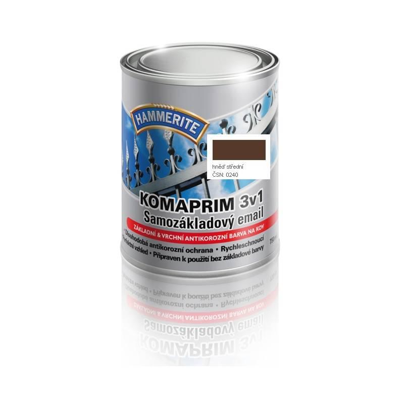 Barva Hammerite Komaprim 3v1, středně hnědý, 0,75, barva, hammerite, komaprim, 3v1, středně, hnědý