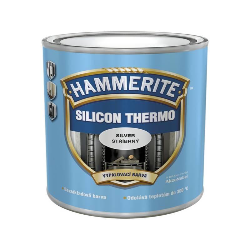 Barva Hammerite Silikon Thermo 300, 0,250 l, stříbrný, barva, hammerite, silikon, thermo, 300, 250, stříbrný