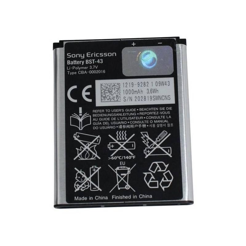 Baterie Sony BST-43, Li-Pol 1000mAh (BULK), baterie, sony, bst-43, li-pol, 1000mah, bulk