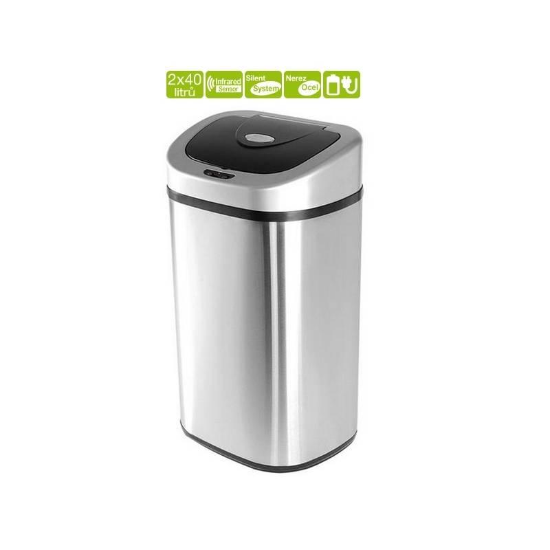 Bezdotykový odpadkový koš Helpmation Oval DZT 80-4R, bezdotykový, odpadkový, koš, helpmation, oval, dzt, 80-4r