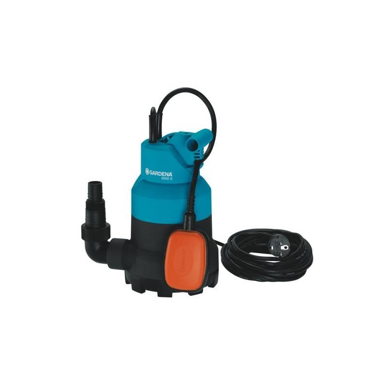 Čerpadlo ponorné Gardena 6000 S, ponorné černé/modré, Čerpadlo, ponorné, gardena, 6000, černé, modré