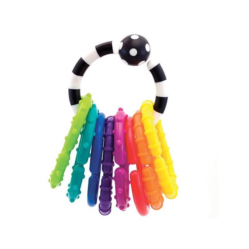 Chrastítko Sassy - spojovací kroužky, chrastítko, sassy, spojovací, kroužky