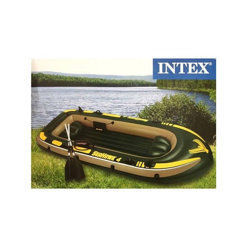 Člun nafukovací Intex SEAHAWK 4 SET, vesla + pumpa, Člun, nafukovací, intex, seahawk, set, vesla, pumpa