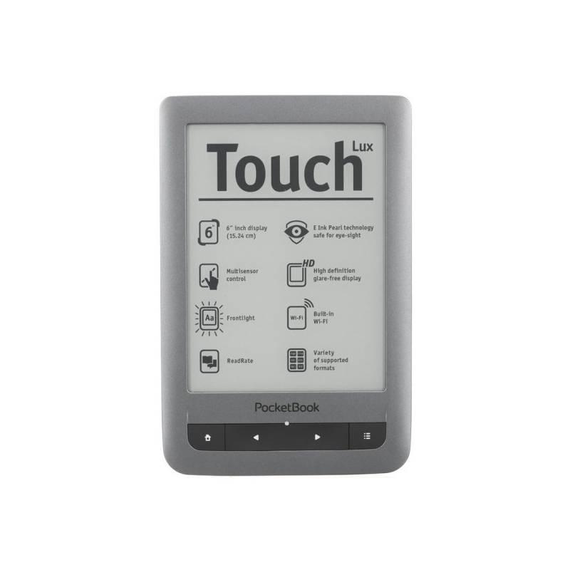 Čtečka e-knih Pocket Book 623 Touch Lux stříbrná, Čtečka, e-knih, pocket, book, 623, touch, lux, stříbrná