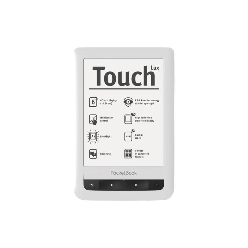 Čtečka e-knih Pocket Book 624 Basic Touch (PB624-D-WW) bílá, Čtečka, e-knih, pocket, book, 624, basic, touch, pb624-d-ww, bílá
