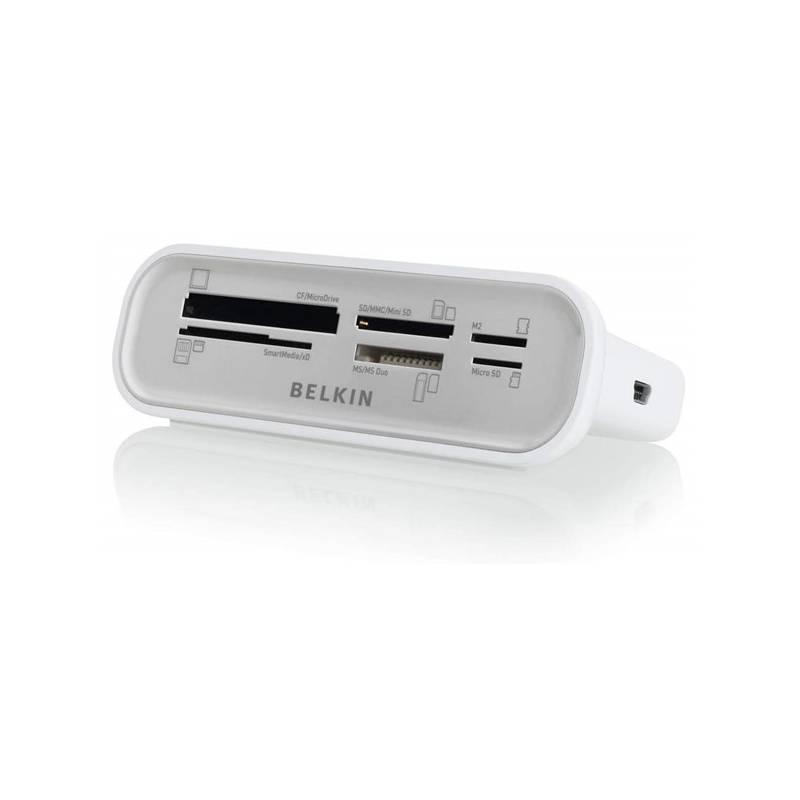 Čtečka paměťových karet Belkin USB 56v1 (F4U003cwWHT), Čtečka, paměťových, karet, belkin, usb, 56v1, f4u003cwwht