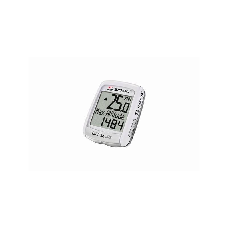 Cyklopočítač Sigma Sport BC 14.12 ALTI C3 bílý, cyklopočítač, sigma, sport, alti, bílý