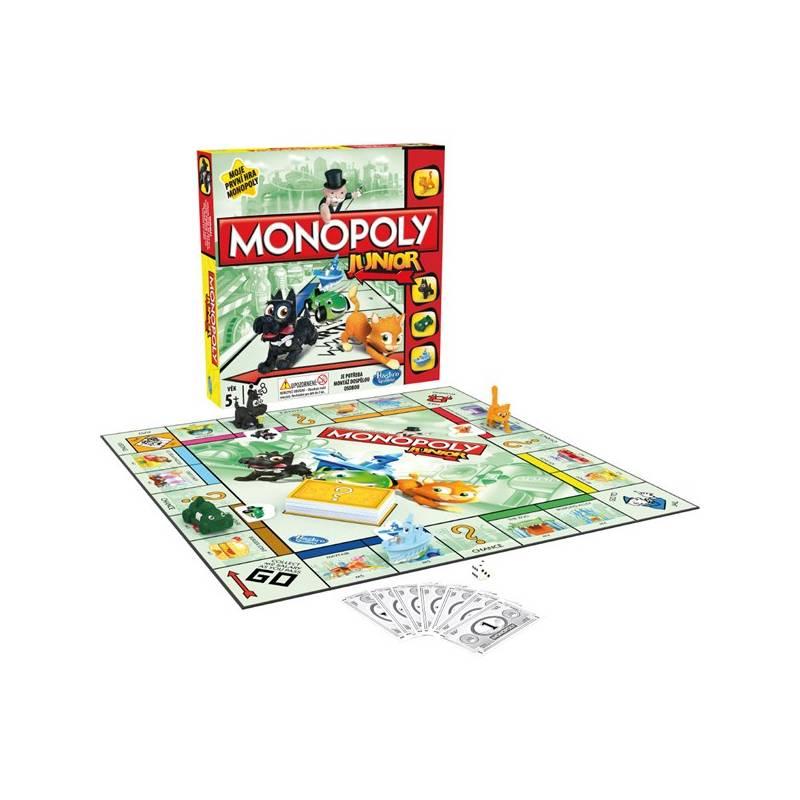 Desková hra Hasbro Monopoly junior, desková, hra, hasbro, monopoly, junior