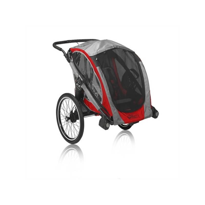 Dětský vozík za kolo Baby Jogger POD, červeno/černá, dětský, vozík, kolo, baby, jogger, pod, červeno, černá