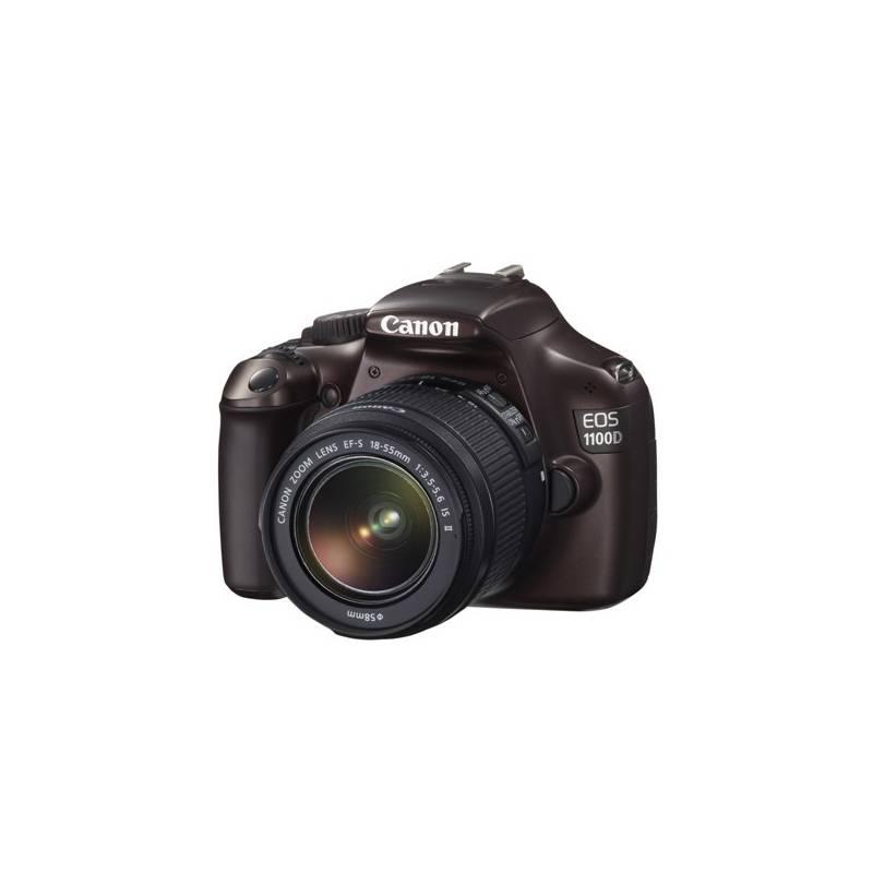 Digitální fotoaparát Canon EOS 1100D hnědý + EF 18-55 IS II hnědý, digitální, fotoaparát, canon, eos, 1100d, hnědý, 18-55