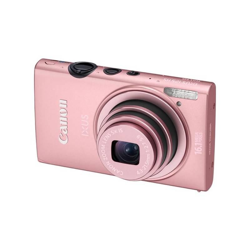 Digitální fotoaparát Canon IXUS 125 HS (6049B006) růžový (vrácené zboží 2500000016), digitální, fotoaparát, canon, ixus, 125, 6049b006, růžový, vrácené