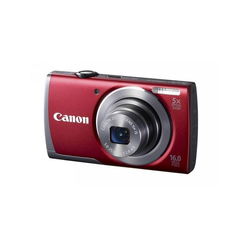 Digitální fotoaparát Canon PowerShot A3500 IS (8163B011) červený, digitální, fotoaparát, canon, powershot, a3500, 8163b011, červený