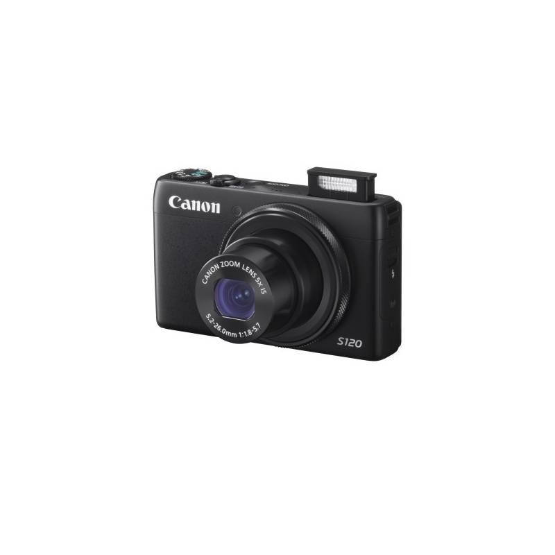 Digitální fotoaparát Canon PowerShot S120 HS (8407B011) černý, digitální, fotoaparát, canon, powershot, s120, 8407b011, černý
