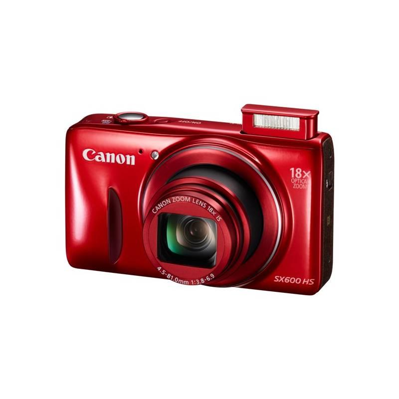 Digitální fotoaparát Canon PowerShot SX600 HS červený, digitální, fotoaparát, canon, powershot, sx600, červený
