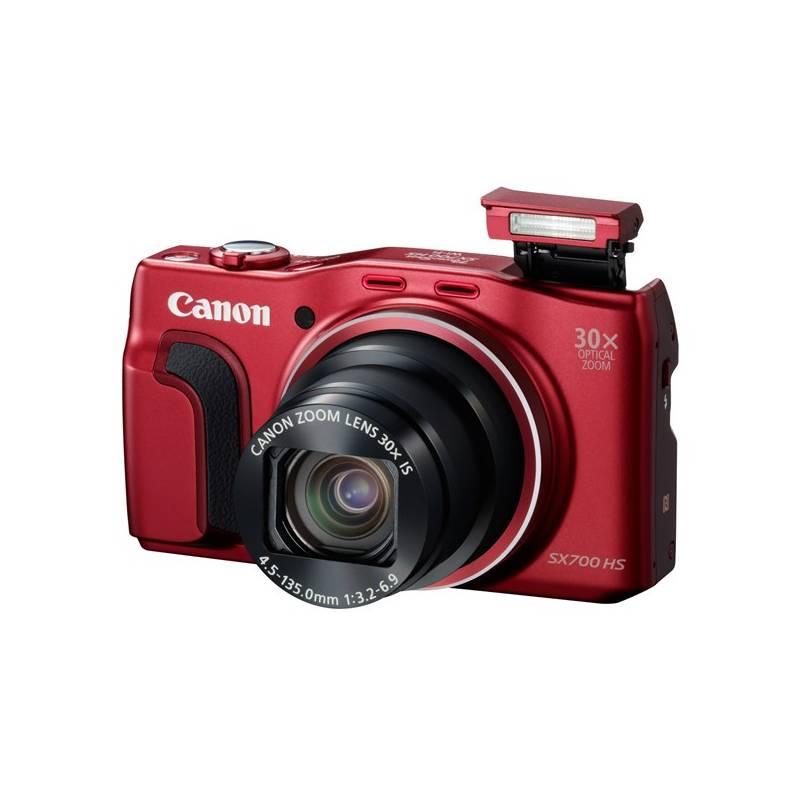 Digitální fotoaparát Canon PowerShot SX700 HS červený, digitální, fotoaparát, canon, powershot, sx700, červený