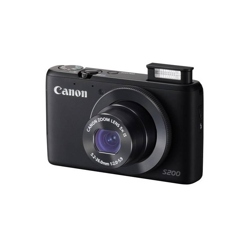 Digitální fotoaparát Canon S200 HS černý, digitální, fotoaparát, canon, s200, černý