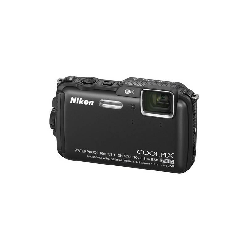 Digitální fotoaparát Nikon Coolpix AW120 černý, digitální, fotoaparát, nikon, coolpix, aw120, černý