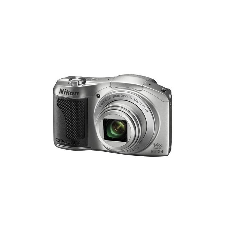 Digitální fotoaparát Nikon Coolpix L610 stříbrný (vrácené zboží 8413008893), digitální, fotoaparát, nikon, coolpix, l610, stříbrný, vrácené, zboží