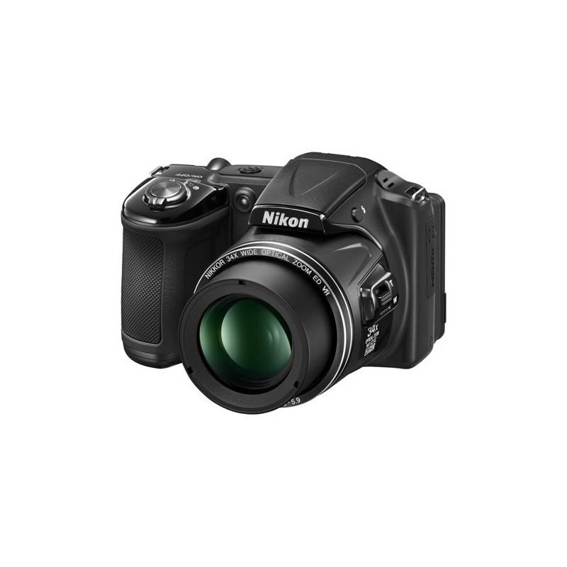Digitální fotoaparát Nikon Coolpix L830 černý, digitální, fotoaparát, nikon, coolpix, l830, černý