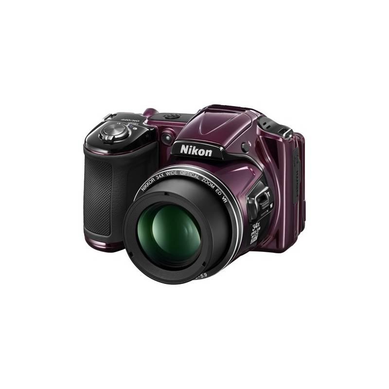 Digitální fotoaparát Nikon Coolpix L830 fialový, digitální, fotoaparát, nikon, coolpix, l830, fialový
