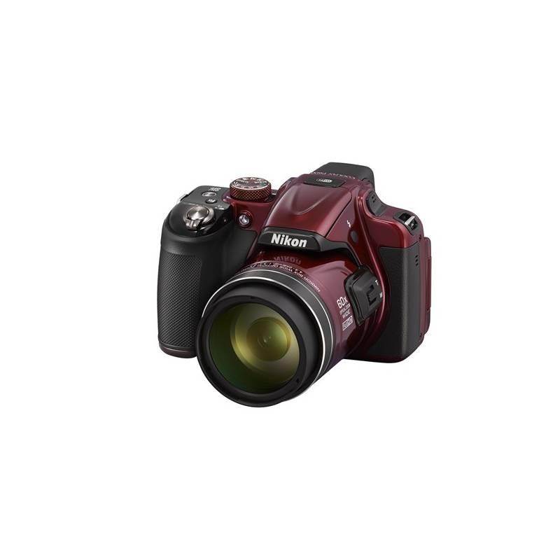 Digitální fotoaparát Nikon Coolpix P600 červený, digitální, fotoaparát, nikon, coolpix, p600, červený