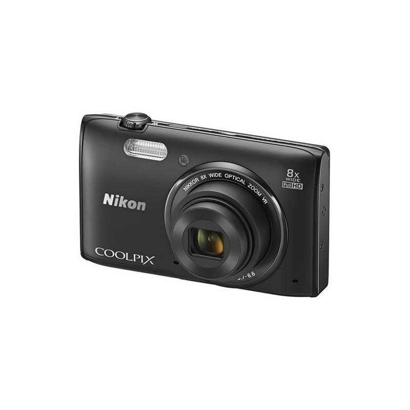 Digitální fotoaparát Nikon Coolpix S5300 černý, digitální, fotoaparát, nikon, coolpix, s5300, černý