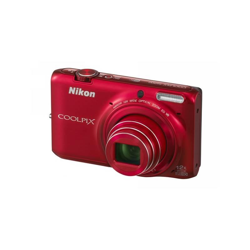 Digitální fotoaparát Nikon Coolpix S6500 červený (vrácené zboží 2500008036), digitální, fotoaparát, nikon, coolpix, s6500, červený, vrácené, zboží