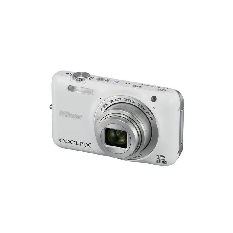 Digitální fotoaparát Nikon Coolpix S6600 bílý, digitální, fotoaparát, nikon, coolpix, s6600, bílý