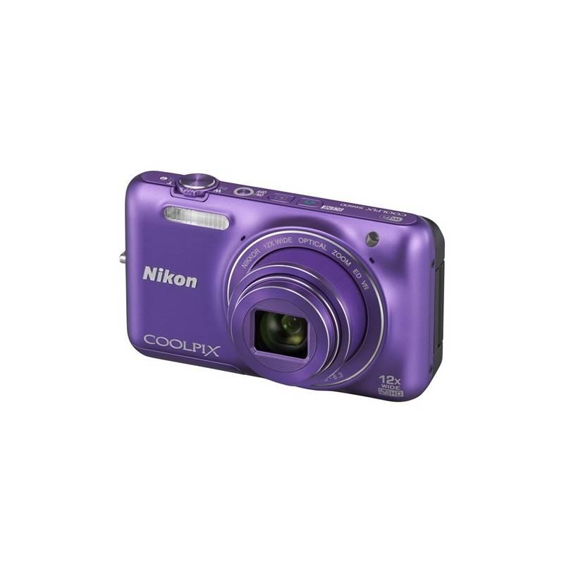 Digitální fotoaparát Nikon Coolpix S6600 fialový, digitální, fotoaparát, nikon, coolpix, s6600, fialový