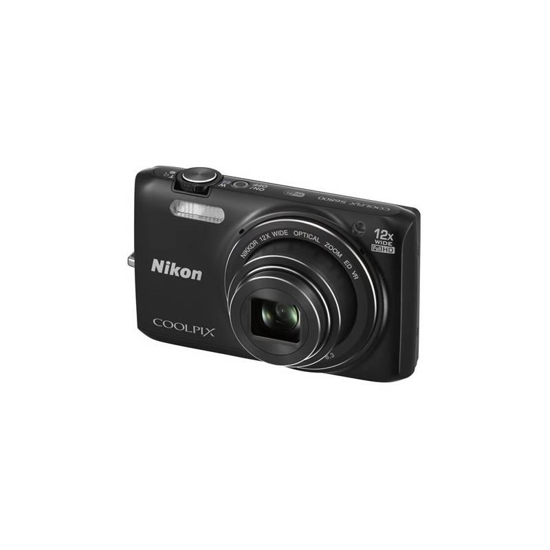 Digitální fotoaparát Nikon Coolpix S6800 černý, digitální, fotoaparát, nikon, coolpix, s6800, černý