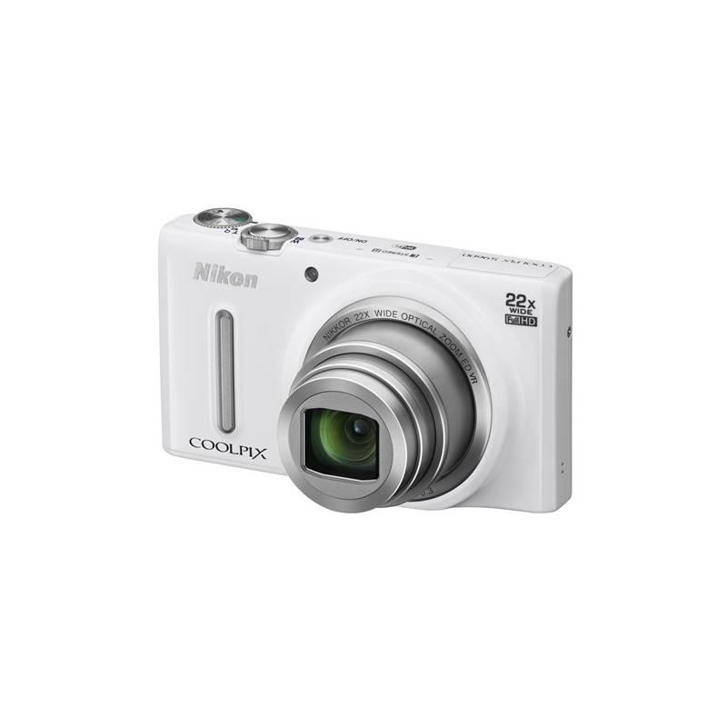 Digitální fotoaparát Nikon Coolpix S9600 bílý, digitální, fotoaparát, nikon, coolpix, s9600, bílý