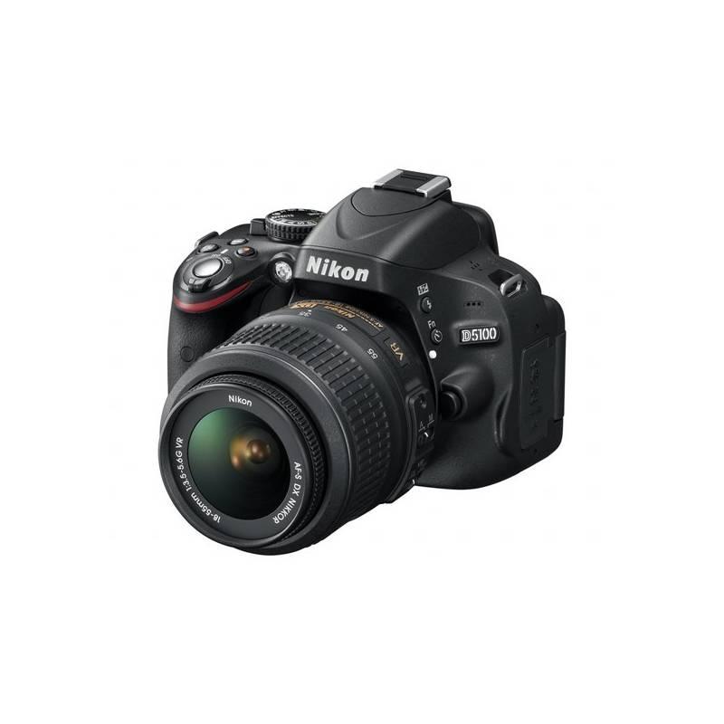 Digitální fotoaparát Nikon D5100 + 18-55 AF-S DX VR, digitální, fotoaparát, nikon, d5100, 18-55, af-s