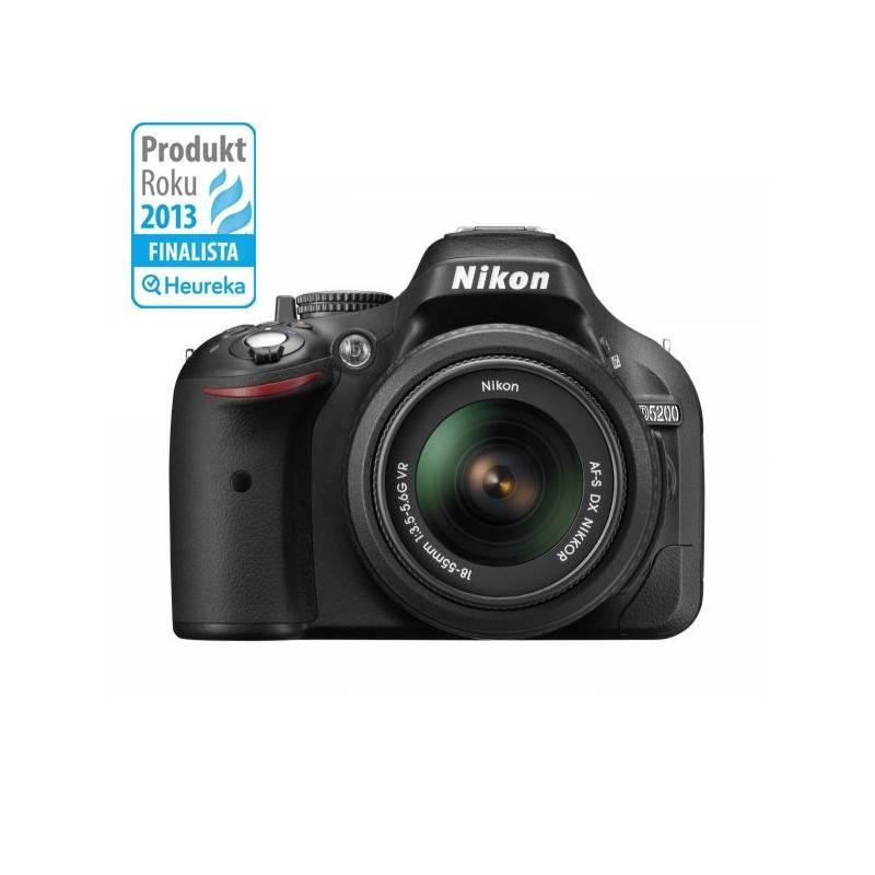 Digitální fotoaparát Nikon D5200 + 18-55 AF-S DX VR + 55-300 AF-S VR, digitální, fotoaparát, nikon, d5200, 18-55, af-s, 55-300