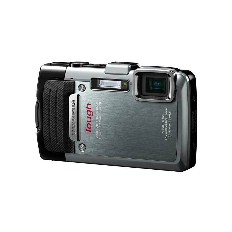 Digitální fotoaparát Olympus TG-830 stříbrný, digitální, fotoaparát, olympus, tg-830, stříbrný