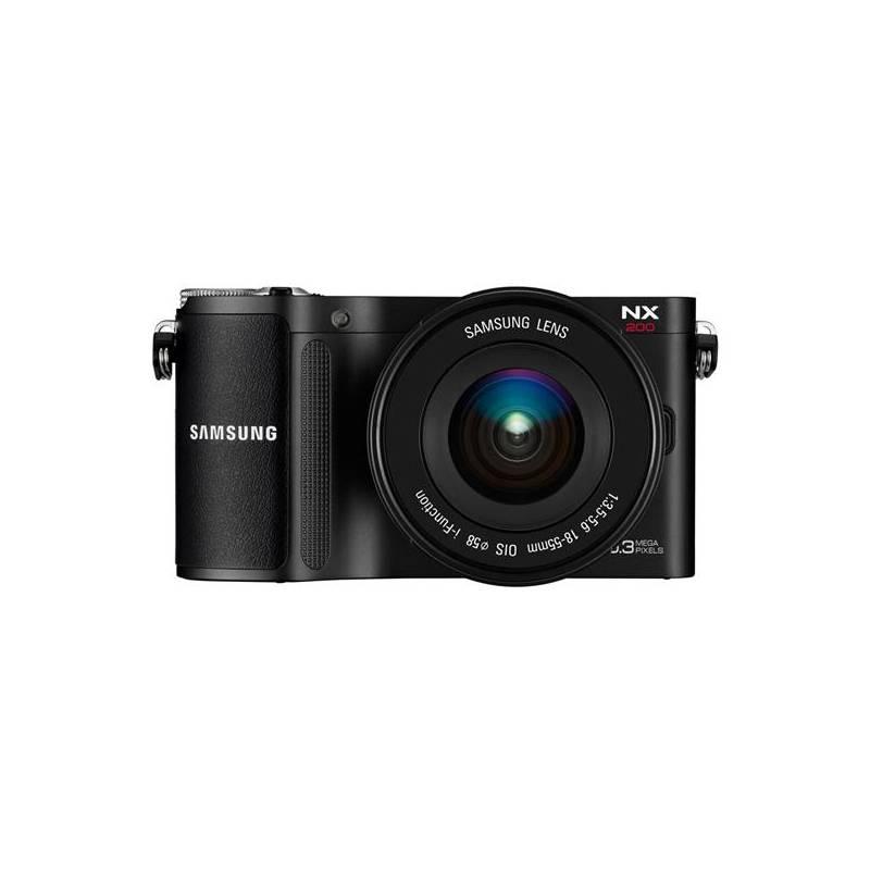 Digitální fotoaparát Samsung NX200, 18-55mm černý (vrácené zboží 2500000031), digitální, fotoaparát, samsung, nx200, 18-55mm, černý, vrácené, zboží