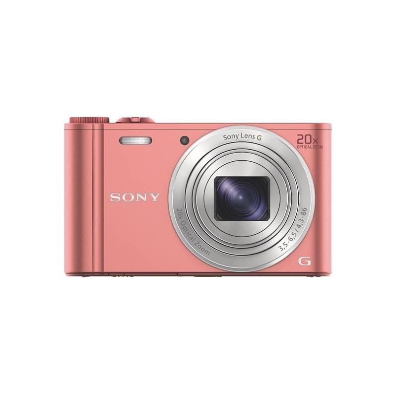 Digitální fotoaparát Sony DSC-WX220 růžový, digitální, fotoaparát, sony, dsc-wx220, růžový