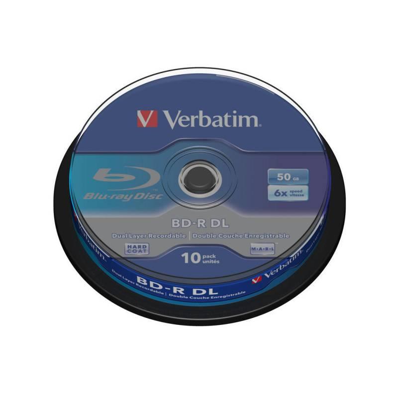 Disk Verbatim BD-R DualLayer 50GB, 6x, 10-cake (43746), disk, verbatim, bd-r, duallayer, 50gb, 10-cake, 43746