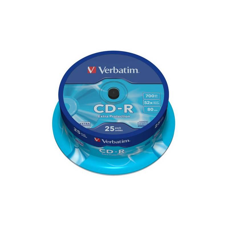 Disk Verbatim CD-R 700M/80min, 52x, Extra Protection, 25-cake (43432), disk, verbatim, cd-r, 700m, 80min, 52x, extra, protection, 25-cake, 43432