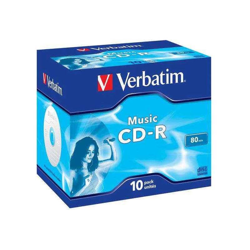 Disk Verbatim CD-R 700MB/80 min. AUDIO LIVE IT!, 10ks (43365), disk, verbatim, cd-r, 700mb, min, audio, live, 10ks, 43365
