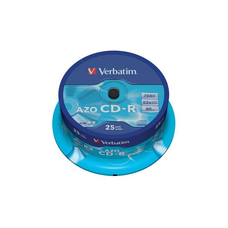 Disk Verbatim CD-R 700MB/80min. 48x, Crystal, 25-cake (43352), disk, verbatim, cd-r, 700mb, 80min, 48x, crystal, 25-cake, 43352