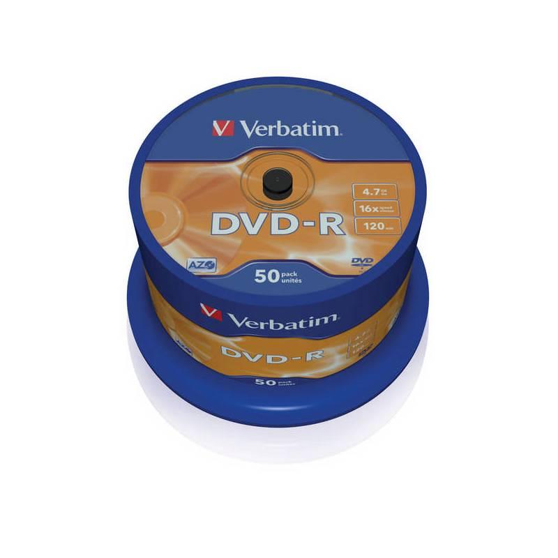 Disk Verbatim DVD-R 4,7GB, 16x, 50-cake (43548), disk, verbatim, dvd-r, 7gb, 16x, 50-cake, 43548