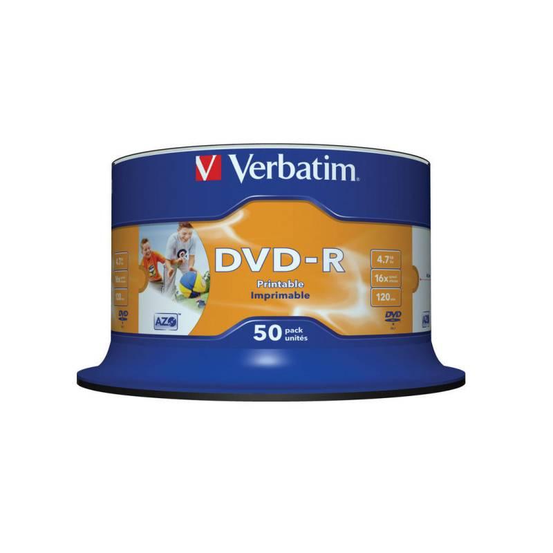 Disk Verbatim DVD-R 4.7GB, 16x, printable, 50-cake (43533), disk, verbatim, dvd-r, 7gb, 16x, printable, 50-cake, 43533