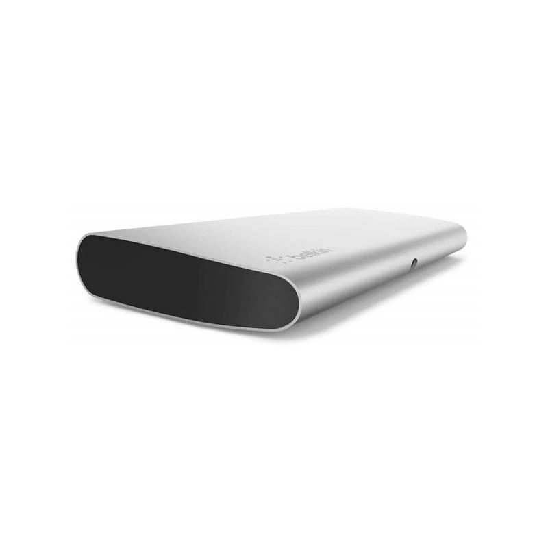 Dokovací stanice Belkin Thunderbolt Express (F4U055cwAPL) stříbrná, dokovací, stanice, belkin, thunderbolt, express, f4u055cwapl, stříbrná