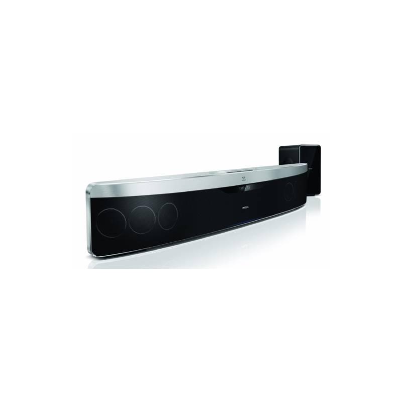 Domácí kino Philips Sound Bar HTS9140 černé/stříbrné, domácí, kino, philips, sound, bar, hts9140, černé, stříbrné