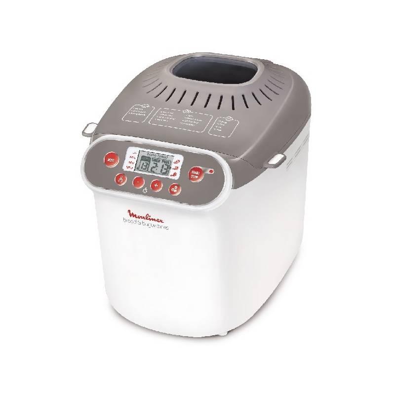 Domácí pekárna Moulinex OW350131 šedá/bílá, domácí, pekárna, moulinex, ow350131, šedá, bílá