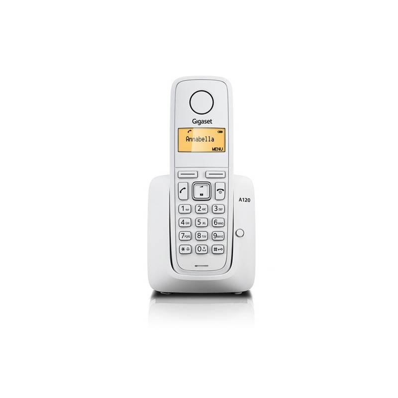 Domácí telefon Siemens Gigaset A120 (S30852-H2401-R602) bílý, domácí, telefon, siemens, gigaset, a120, s30852-h2401-r602, bílý