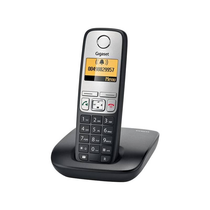 Domácí telefon Siemens Gigaset A400 (S30852-H2201-R601) černý, domácí, telefon, siemens, gigaset, a400, s30852-h2201-r601, černý