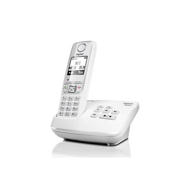 Domácí telefon Siemens Gigaset A420A (S30852-H2422-R602) bílý, domácí, telefon, siemens, gigaset, a420a, s30852-h2422-r602, bílý